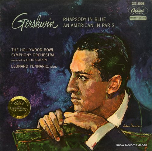 PENNARIO, LEONARD gershwin; rhapsody in blue / an american in paris CSC-5008
