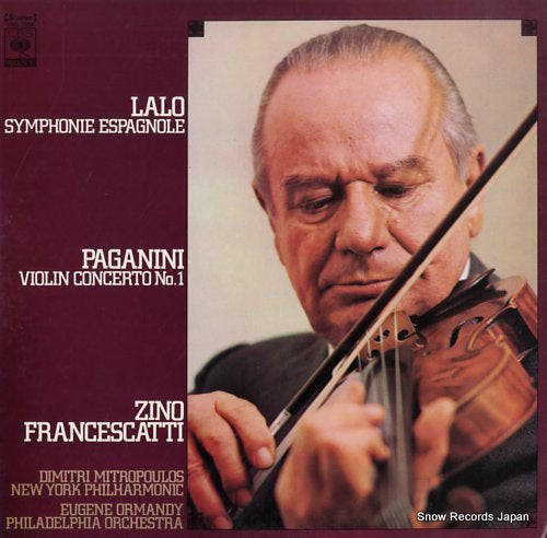 FRANCESCATTI, ZINO lalo; symphonie espagnole SOCL1050
