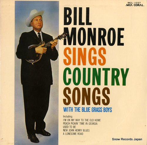MONROE, BILL sings country songs MCL-1037