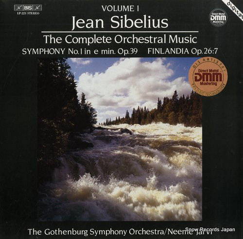 JARVI, NEEME sibelius; the complete orchestral music vol.1 LP-221