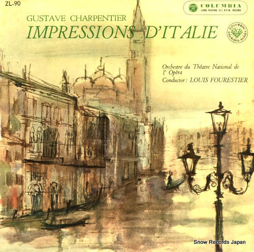 FOURESTIER, LOUIS charpentier; impressions d'italie ZL-90