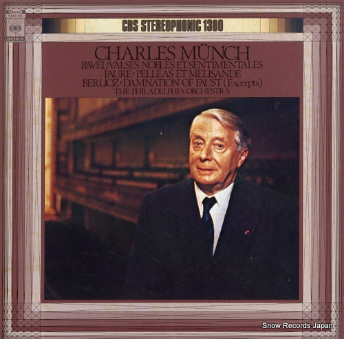 MUNCH, CHARLES ravel; valses nobles et sentimentales 13AC25