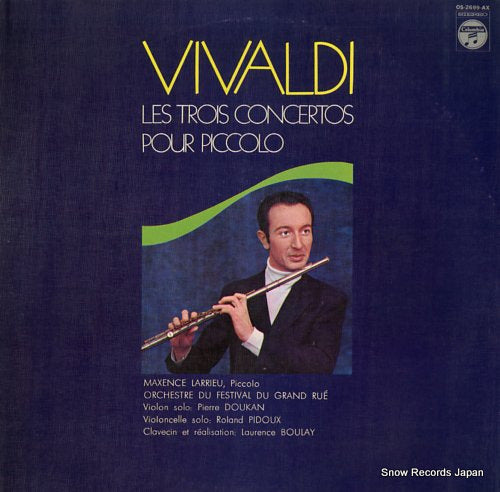 LARRIEU, MAXENCE vivaldi; les trois concertos pour piccolo OS-2699-AX