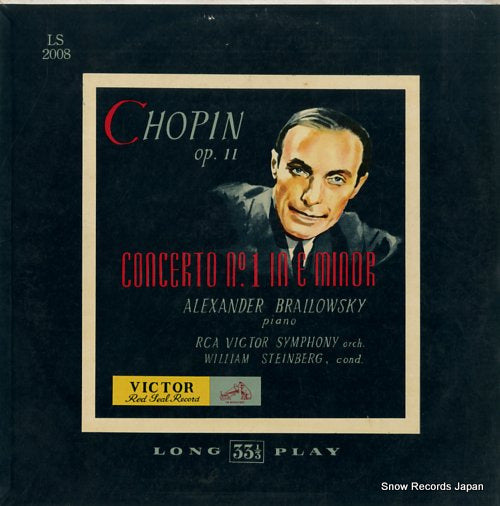 BRAILOWSKY, ALEXANDER chopin; concerto no.1 in e minor LS2008