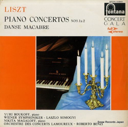 BOUKOFF, YURI / NIKITA MAGALOFF liszt; piano concertos nos.1 & 2, danse macabre SFON-10561