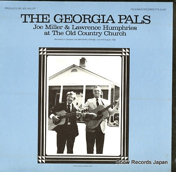 MILLER, JOE AND LAWRENCE HUMPHRIES georgia pals, the FTS31107