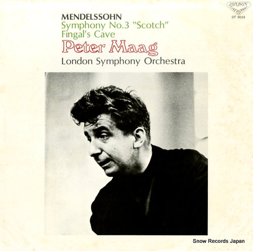 MAAG, PETER mendelssohn; symphony no.3 "scotch" GT-9033