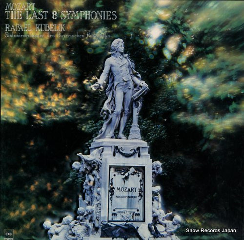 KUBELIK, RAFAEL mozart; the last six symphonies 75AC1302-4