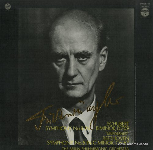 FURTWANGLER, WILHELM schubert; symphony no.8 "unfinished" DXM-157-VX