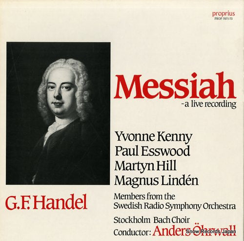 OHRWALL, ANDERS handel; messiah PROP7871-73