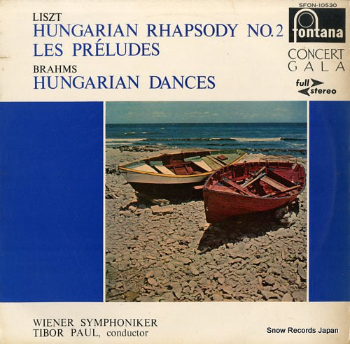 PAUL, TIBOR liszt; hungarian rhapsody no.2, les preludes SFON-10530