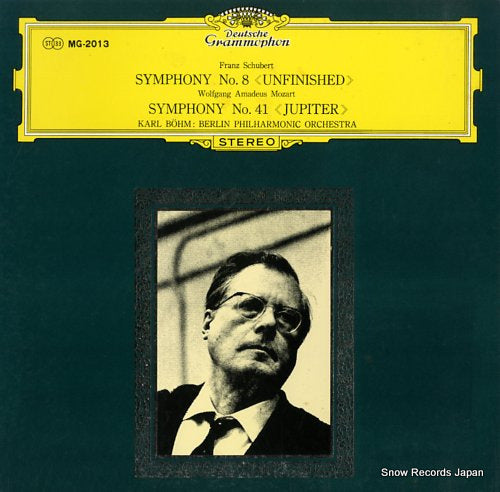 BOHM, KARL schubert; symphony no.8 "unfinished" MG-2013