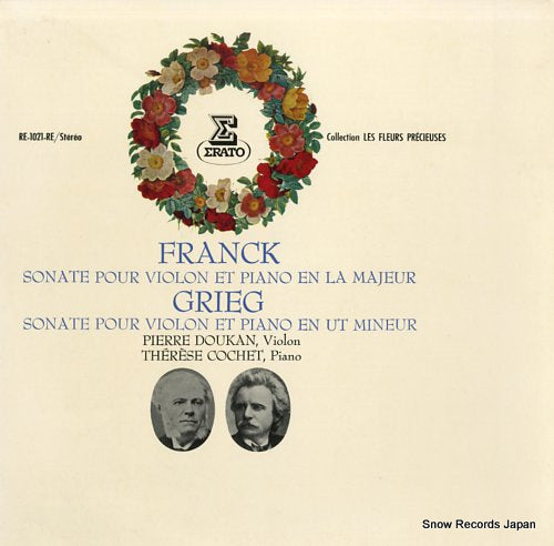 DOUKAN, PIERRE / THERESE COCHET franck / grieg; sonate pour violon et piano RE-1021-RE