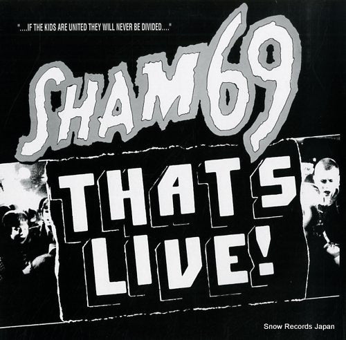 SHAM 69 thats live ! SHAMX1