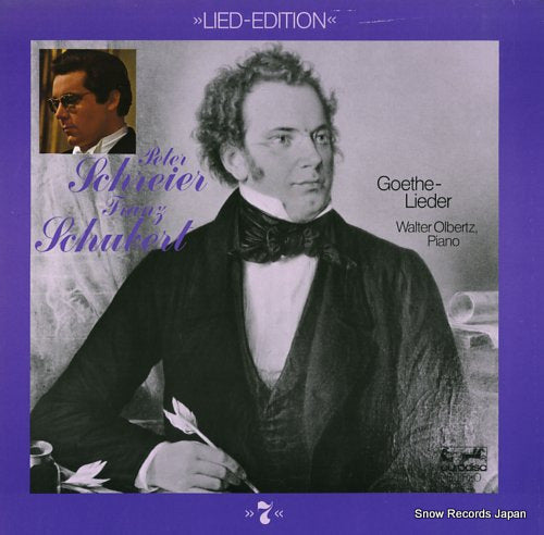 SCHREIER, PETER schubert; gothe lieder 88309KK