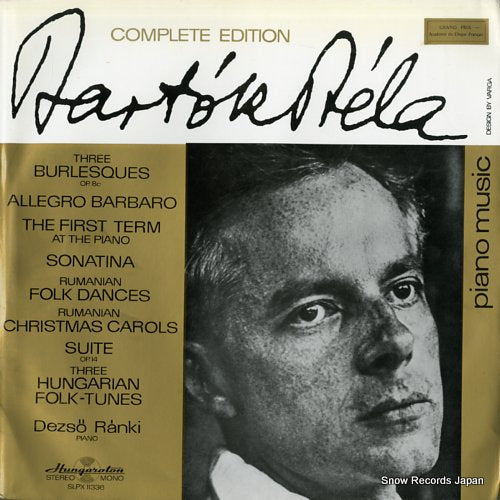 RANKI, DEZSO bartok; piano music 6 SLPX11336