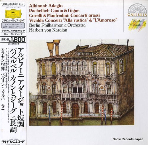 KARAJAN, HERBERT VON albinoni; adagio / pachelbel; canon & gigue 18MG4634/419046-1