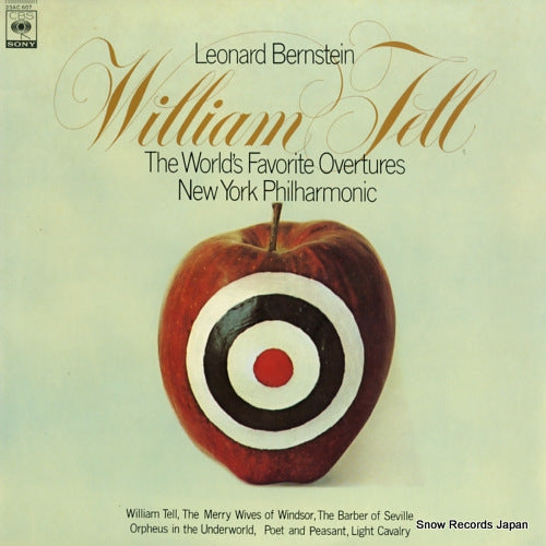 BERNSTEIN, LEONARD william tell the world's favorite overtures 23AC607