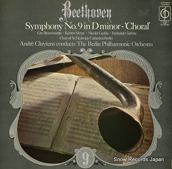 CLUYTENS, ANDRE beethoven; symphony no.9 in d minor choral CFP40019