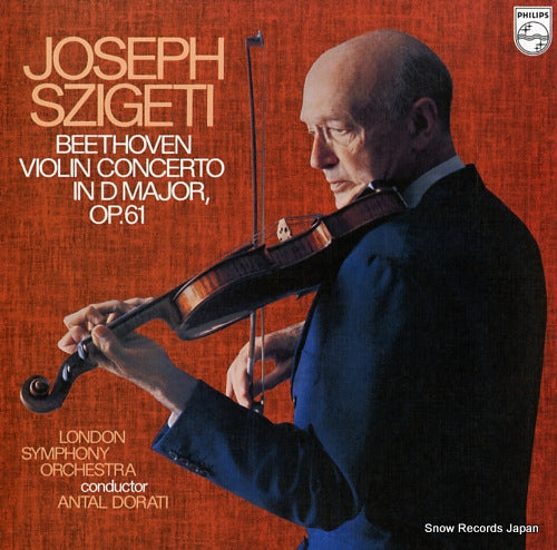 SZIGETI, JOSEPH beethoven; violin concerto in d major, op.61 13PC-90