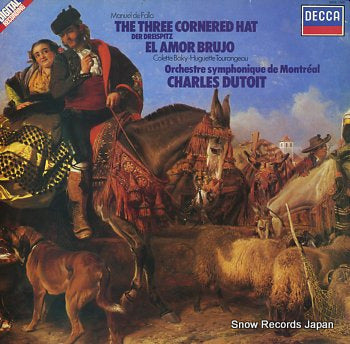DUTOIT, CHARLES de falla, manuel; the three cornered hat, der dreispitz el amor brujo SXDL7560