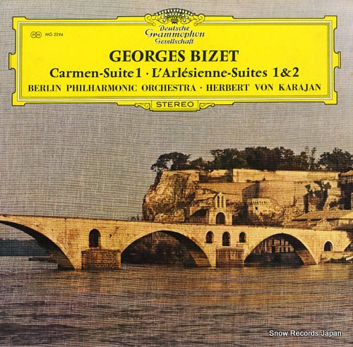 KARAJAN, HERBERT VON georges bizet; carmen-suite1, l'arlesienne-suites 1&2 MG2294