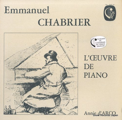 D'ARCO, ANNIE chabrier; l'ceuvre de piano CAL.1828/29