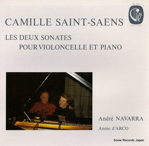 NAVARRA, ANDRE saint-saens; les sonates pour violoncelle et piano CAL.1818