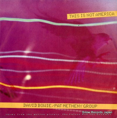 BOWIE, DAVID, AND PAT METHENY GROUP this is not america EA190