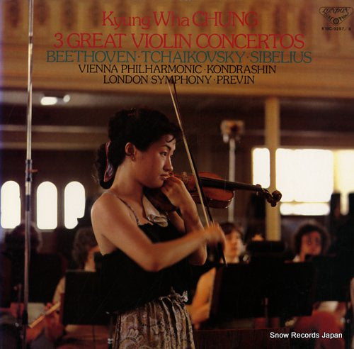 CHUNG, KYUNG-WHA 3 great violin concertos K18C-9257/8