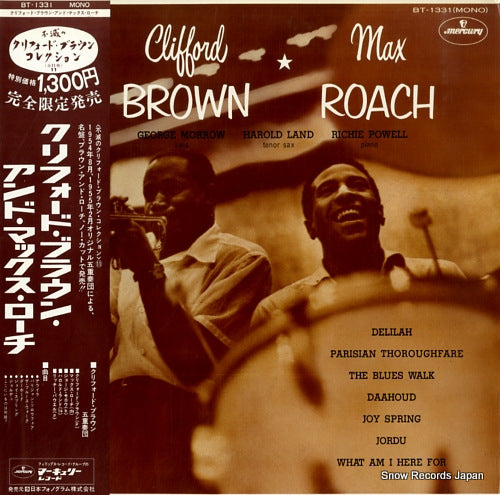 BROWN, CLIFFORD, AND MAX ROACH clifford brown and max roach BT-1331