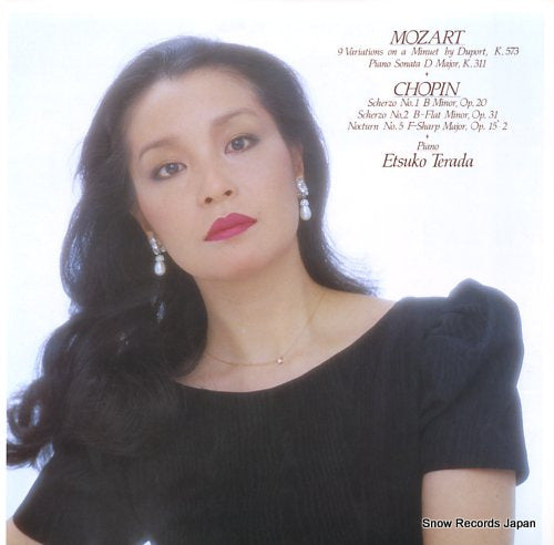 TERADA, ETSUKO mozart; 9 variations on a minuet by duport, k.573 28AC1260