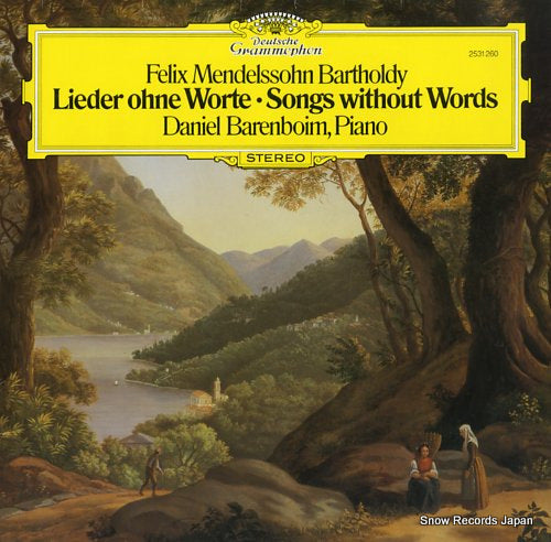 BARENBOIM, DANIEL mendelssohn; songs without words 2531260