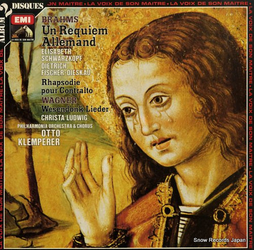 KLEMPERER, OTTO brahms; un requiem allemand 2902793