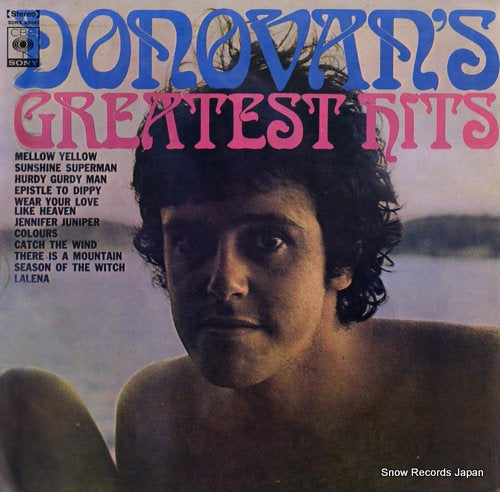 DONOVAN donovan's greatest hits SONX60049