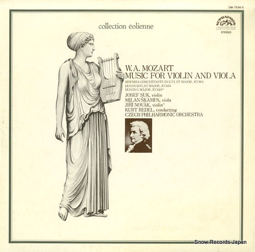REDEL, KURT mozart; music for violin and viola OW-7534-S