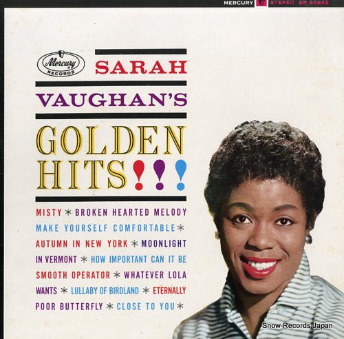 VAUGHAN, SARAH sarah vaughan's golden hits SR60645