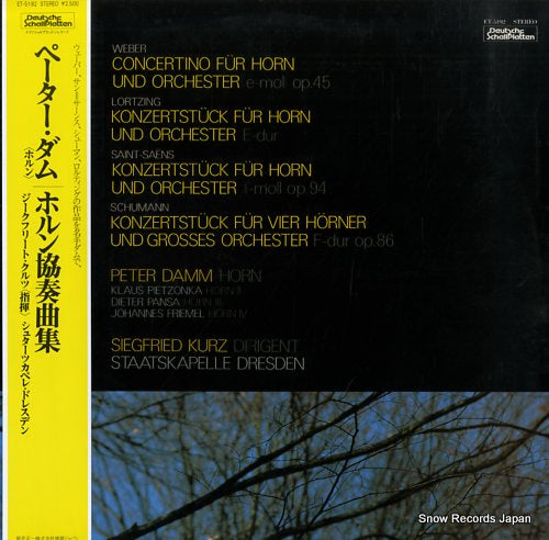 DAMM, PETER concertino fur horn ET-5192