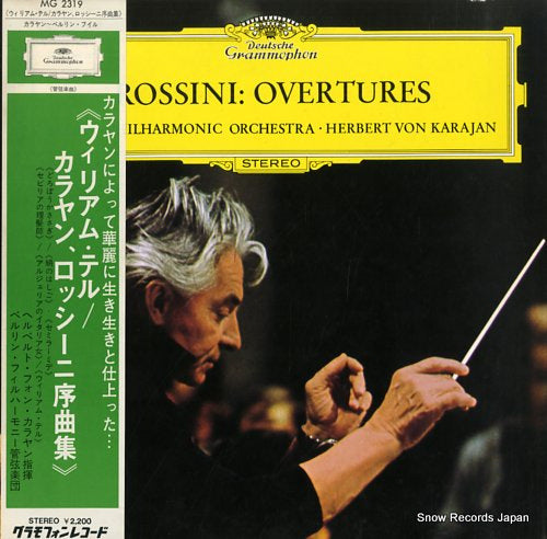 KARAJAN, HERBERT VON rossini; overtures MG2319