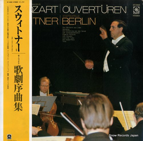 SUITNER, OTMAR mozart; ouverturen ET-3068