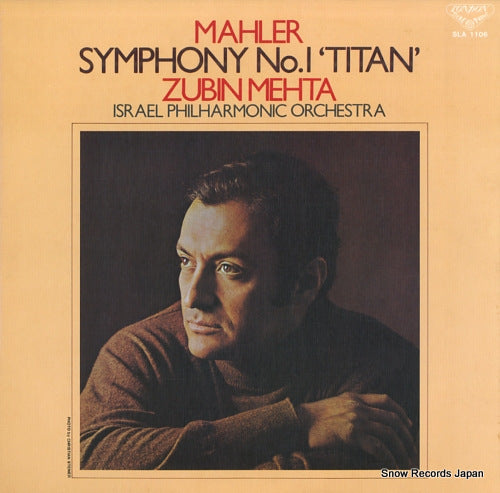 MEHTA, ZUBIN mahler; symphony no.1 "titan" SLA1106