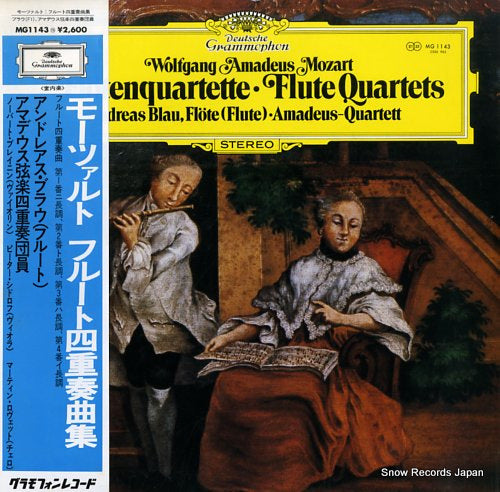 BLAU, ANDREAS mozart; flute quartets MG1143