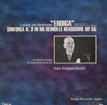 KNAPPERTSBUSCH, HANS beethoven; sinfonia n.3 in mi bemolle maggiore op.55 eroica LO512