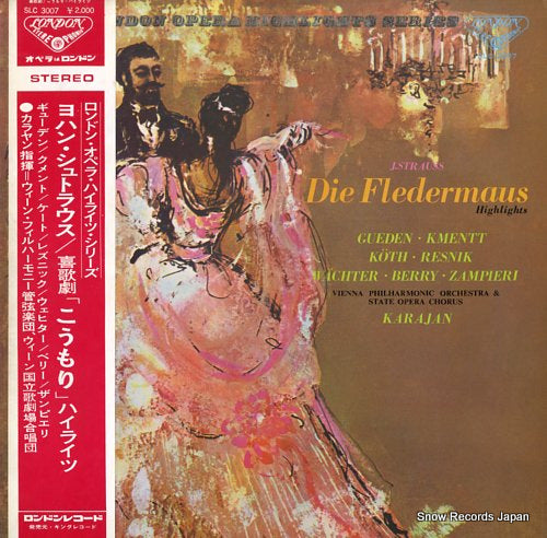 KARAJAN, HERBERT VON johann strauss; die fledermaus highlights SLC3007