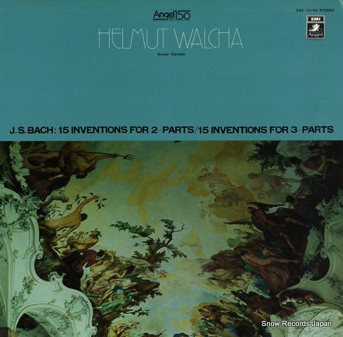 WALCHA, HELMUT bach; 15 inventions for 2-parts EAC-70190