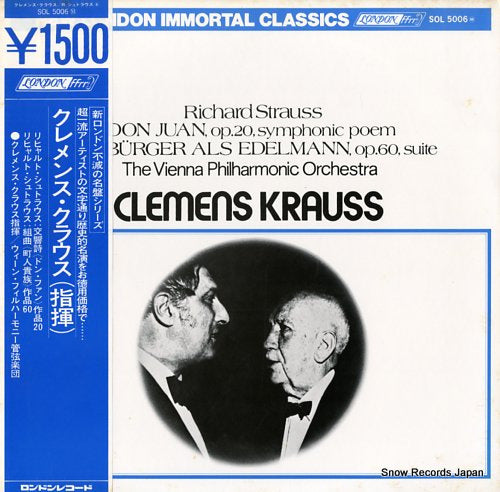 KRAUSS, CLEMENS richard strauss; der don juan, op.20, symphonic poem SOL5006M