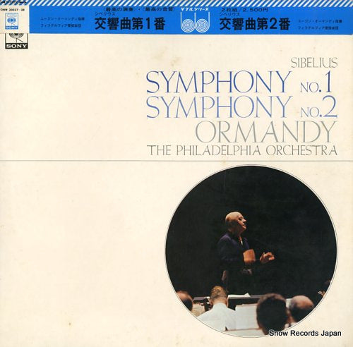 ORMANDY, EUGENE sibelius; symphony no.1, no.2 SONW20027-28
