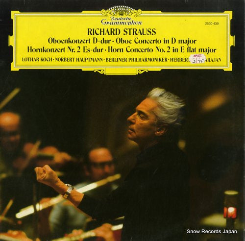KARAJAN, HERBERT VON richard strauss; oboe concerto, horn concerto no,2 2530439