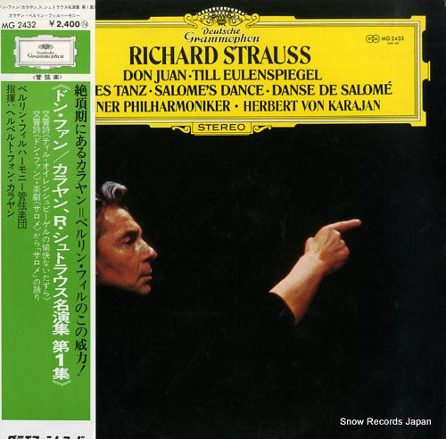 KARAJAN, HERBERT VON r.strauss; till eulenspiegel MG2432
