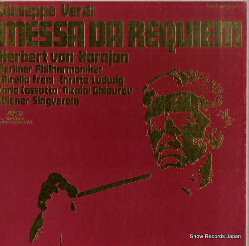 KARAJAN, HERBERT VON verdi; messa da requiem MG8022